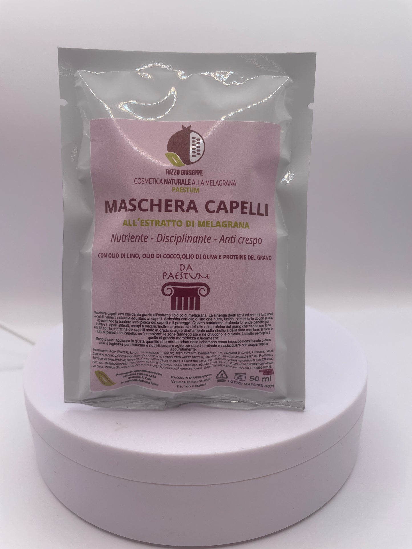 Maschera Capelli alla Melagrana