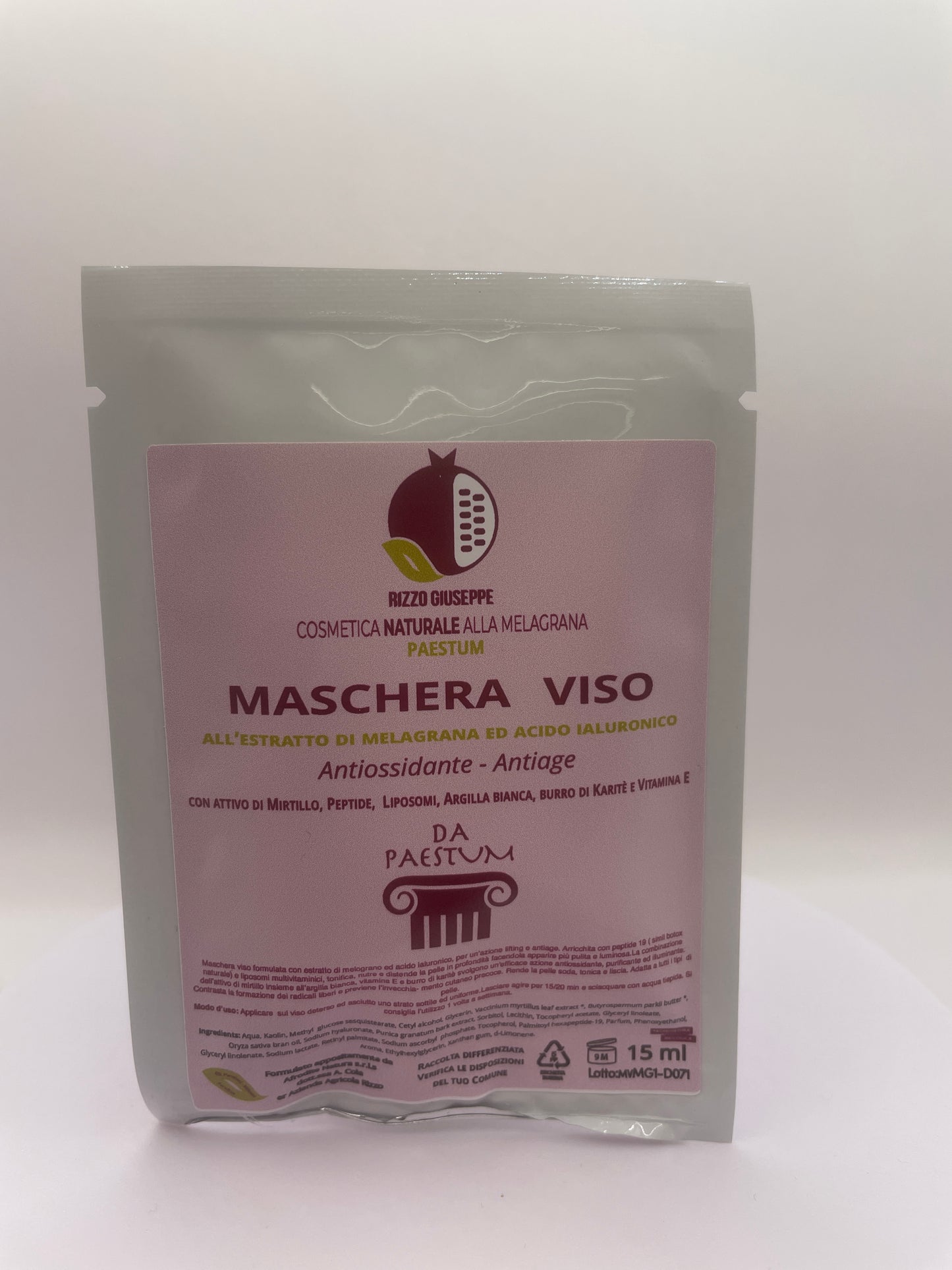 Maschera Viso alla Melagrana