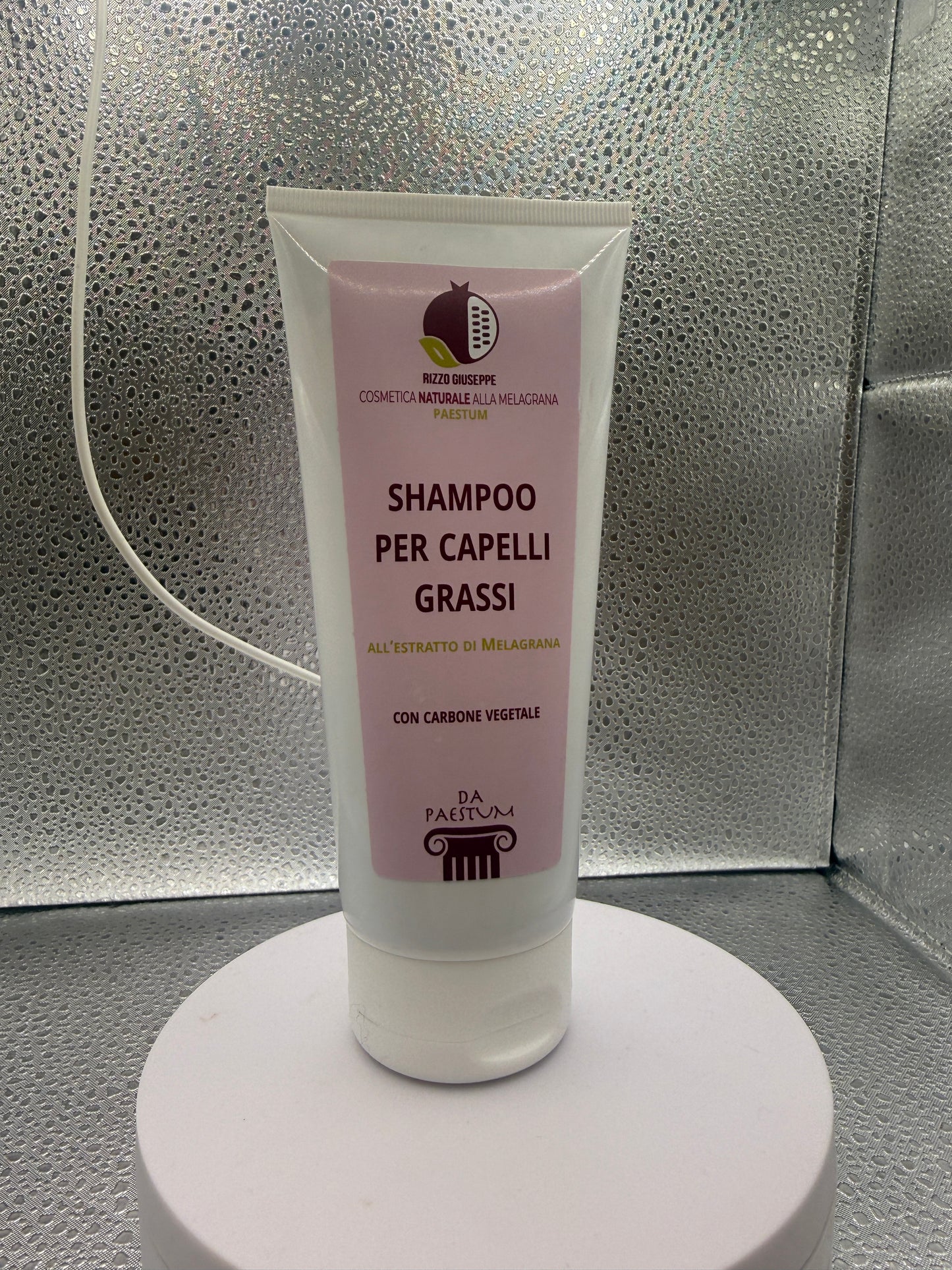 Shampoo Melagrana e Carbone Vegetale ( Capelli Grassi)